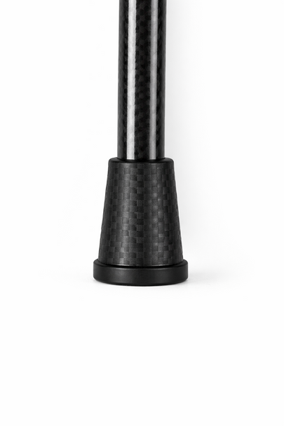 Carbon Fibre Folding Walking Stick Cane Height Adjustable in Black Diamond Derby Handle