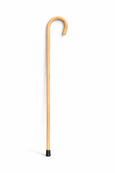 Chestnut Traditional Crook Walking Stick 965mm Medium customer can Cut to Length
