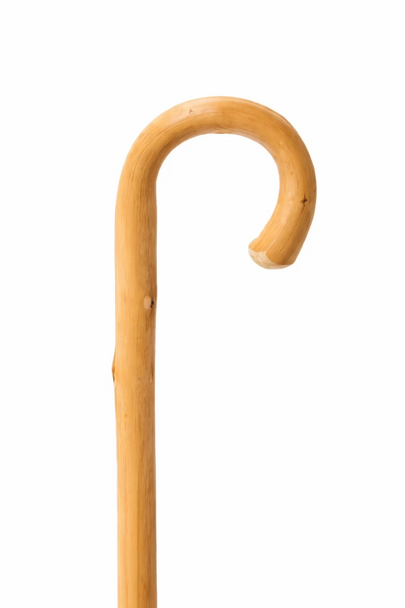 Chestnut Traditional Crook Walking Stick 965mm Medium Cut to Length