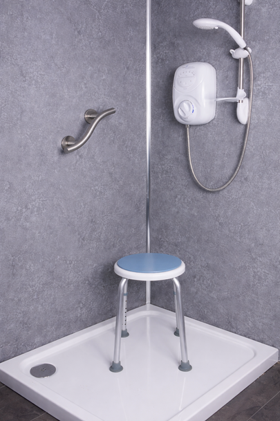 Stainless Steel Curved Grab Rail 355mm 14" Brushed Finish