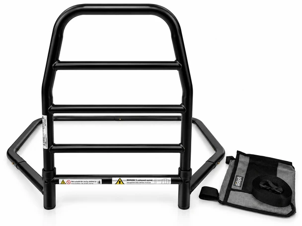 Solo Bed Transfer Aid Assist Bed Rail Black with Storage Bag and Strap for Safe Transfers