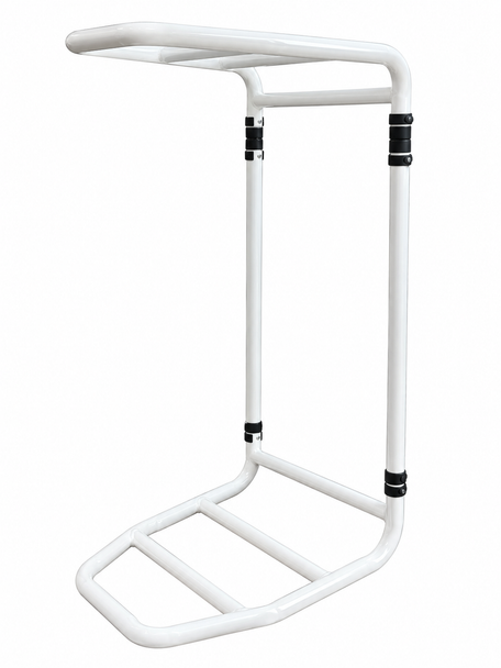 White Solo Bedstick Width Adjustable Transfer Repositioning Support Aid Flat Packed
