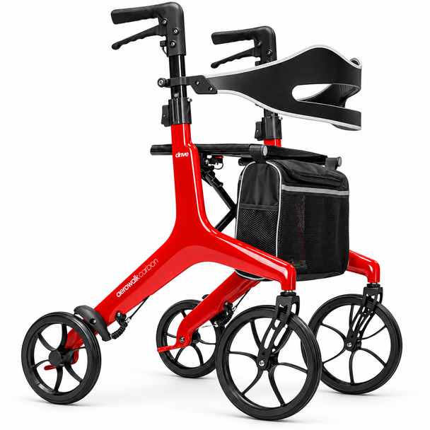 Replacement Black Shopping Bag for Drive AeroWalk Carbon Rollator