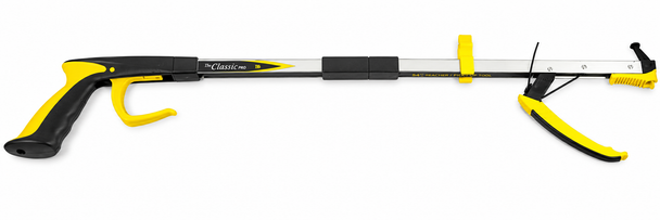 Folding Handy Reacher Litter Picker Helping Hand 27" with Magnetic Tip