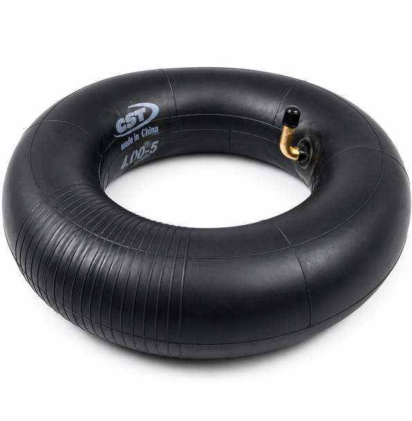 330x100 Mobility Scooter Inner Tube 4.00-5 400x5 with a Bent Metal Valve