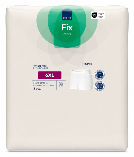 3 Pairs of 6XL Abri-Fix Fixing Pants Super Bariatric Fits Hip Size 170-250cm