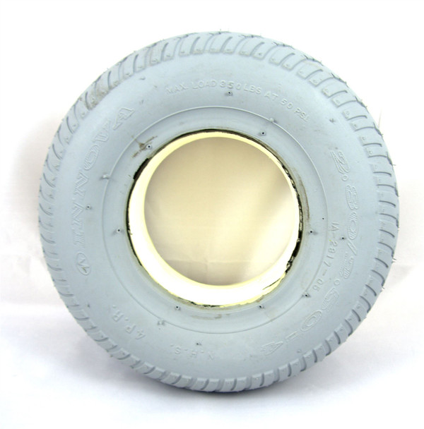 2.80/2.50-4 Solid Grey Puncture Proof Scooter Wheelchair Powerchair Tyre 280/250x4 No need to inflate