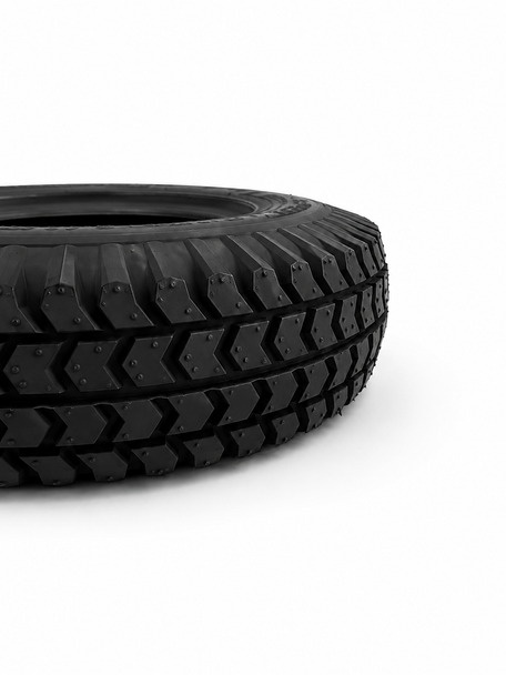 Pair of 3.00-4 (260x85) (300x4) Black Solid Block Innova Mobility Scooter Tyres