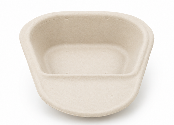 25 Disposable Cardboard Pulp 1.3L Slipper Bed Pan Liners Hospital Style
