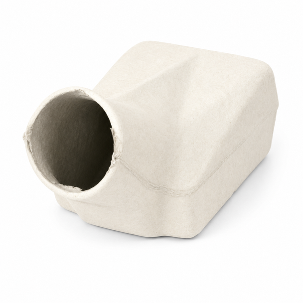10 Disposable 900ml Cardboard Pulp Urinal Bottles Hospital Style