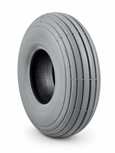 Set of 4 Tyres 260x85 3.00-4 Grey Mobility Scooter Tyre 300x4 (2 Block 2 Rib)