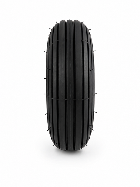 Pair of Solid Rib Tread 3.00-4 (260x85) (300x4) Black Mobility Scooter Tyres