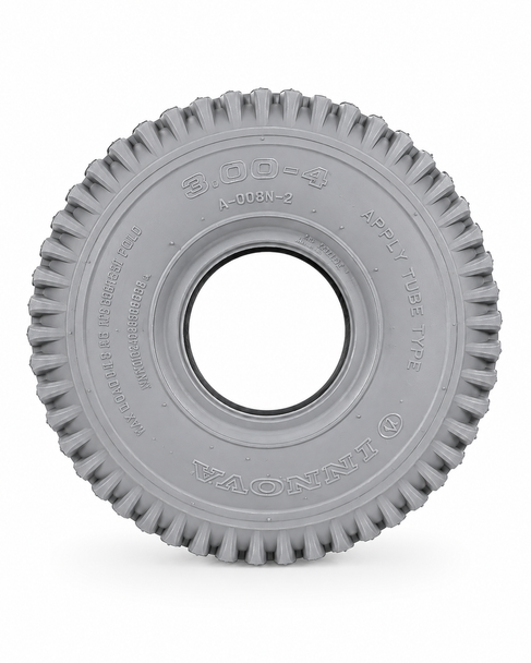 Set of 4 Grey Tyres for Sapphire 2 (2 x 3.00-4)( 2 x 2.80/2.50-4) Cheng Shin