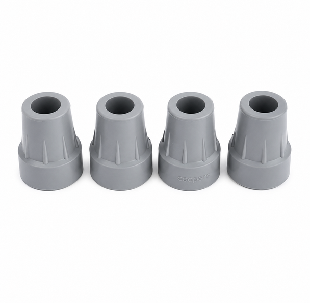 4 of 16mm Coopers Crutch tip Walking Stick Frame Ferrules Stick End 5/8"