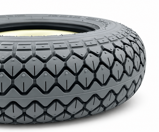 330x100 4.00-5 Solid Block Mobility Scooter Tyre 400x5 No Punctures