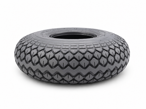 1 set of 4 330x100 400x5 Grey Block Mobility Scooter Tyres 4.00-5