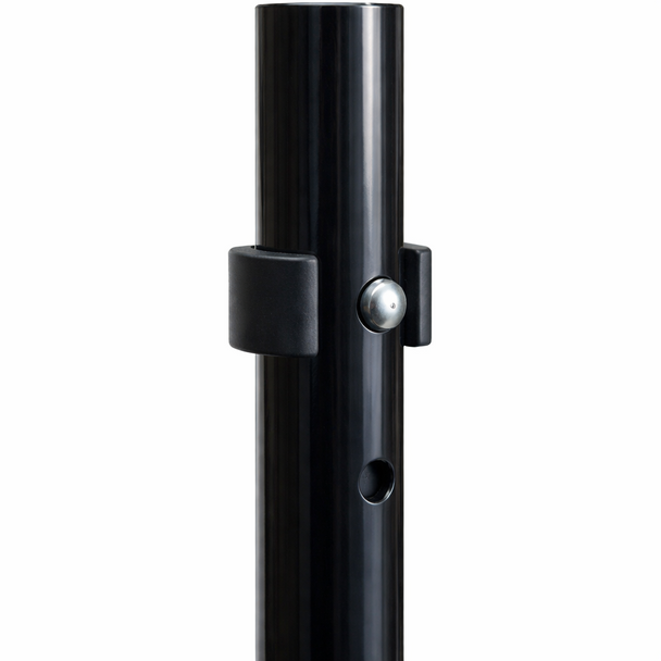 Aidapt Black Ergo Right Handed Palm Grip Ergonomic Height Adjustable Walking Stick Cane