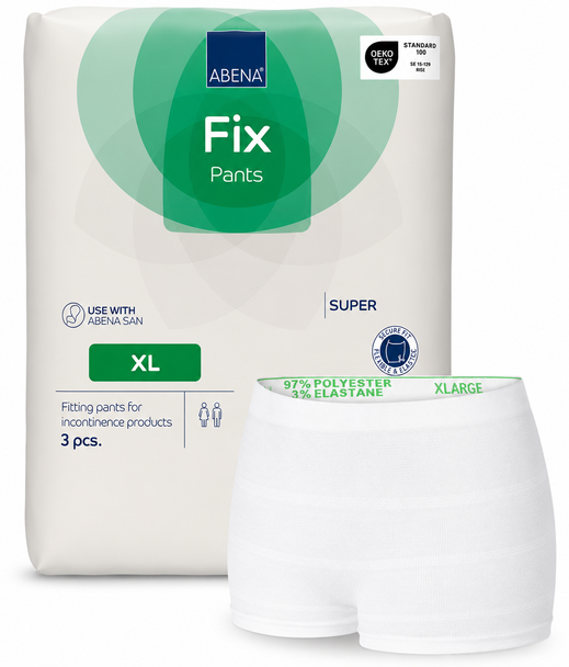 3 Pairs of XL Abri-Fix Pants Super Hip Size 95-145cm For Fixing Incontinence Pads