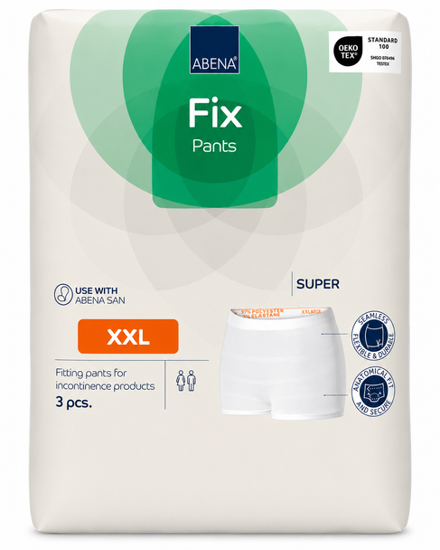 3 Pairs of XX-Large Abri-Fix Pants Super For Fixing Incontinence Pads