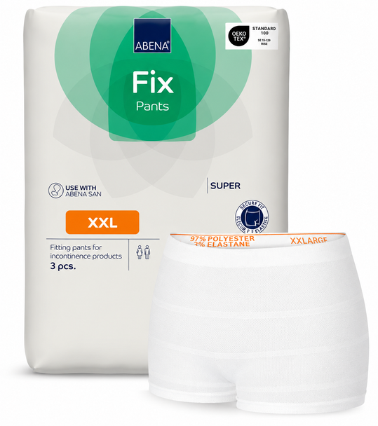 3 Pairs of XX-Large Abri-Fix Pants Super For Fixing Incontinence Pads