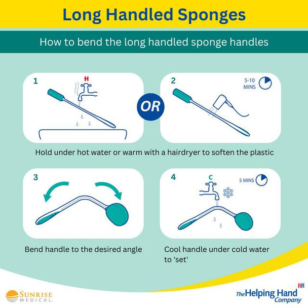 Long Handled Toe Washer Bath sponge Foot Cleaner