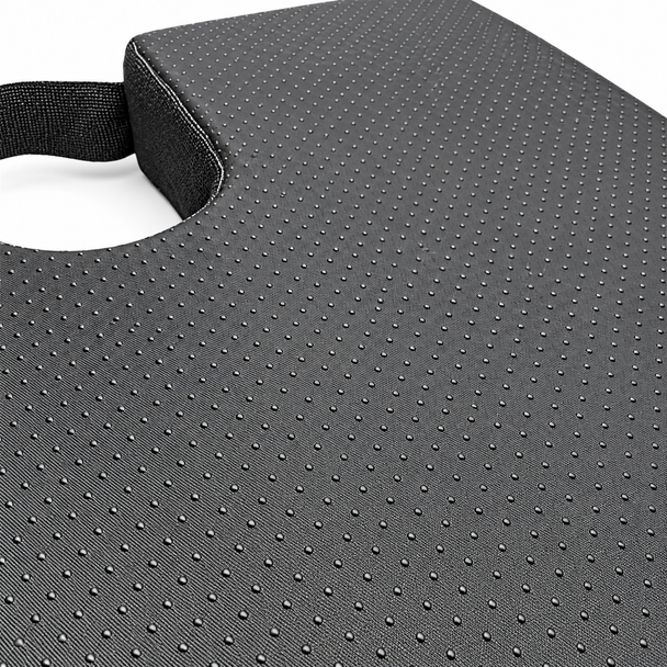 Aidapt Black Wedge Coccyx Cushion With Non Slip Back