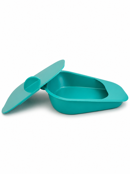 Selina Slipper Pan Bed Pan Portable Toilet Urinal & Lid