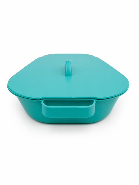 Selina Slipper Pan Bed Pan Portable Toilet Urinal & Lid