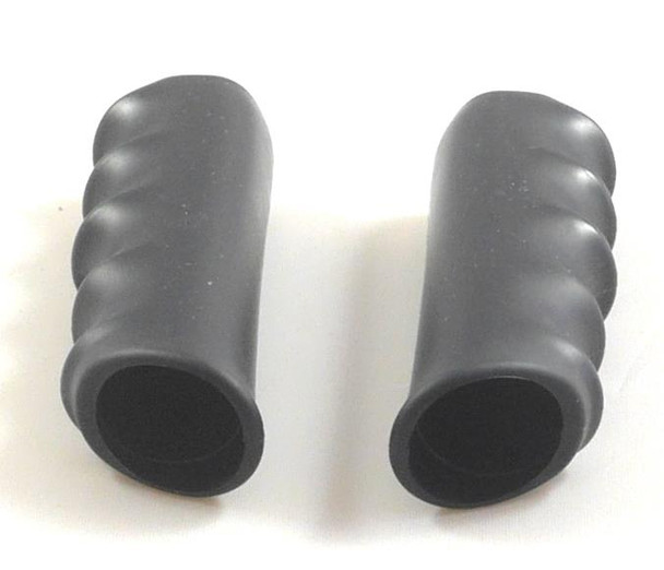 Pair of 22mm Black Handles Hand grips Handgrips for NHS Style Wheelchairs