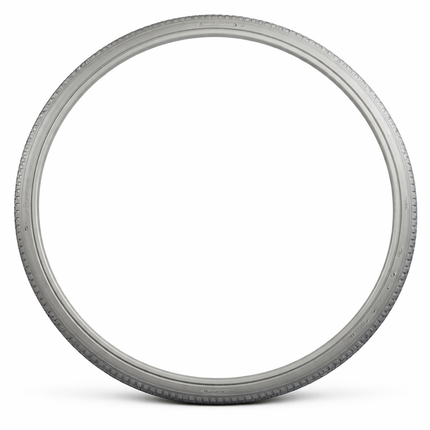 Urathon Solid grey 24" x 1 3/8" Wheelchair Tyre 37-540