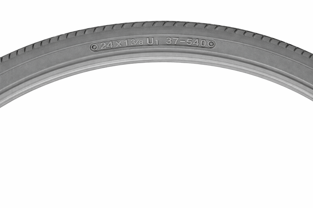 Urathon Solid grey 24" x 1 3/8" Wheelchair Tyre 37-540