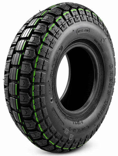 Black Block Pneumatic Scooter Tyre 4.10/3.50-5 (410/350x5)