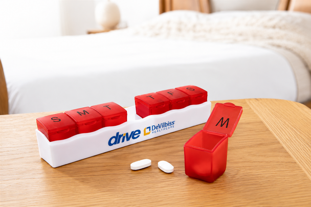 7 Day Removable Medicine Pill Box Organiser Storage Dispenser
