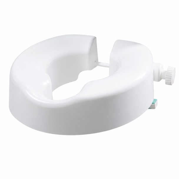 Uni-Fix Multi Height Raised Toilet Seat 3" and 4" Settings No Lid
