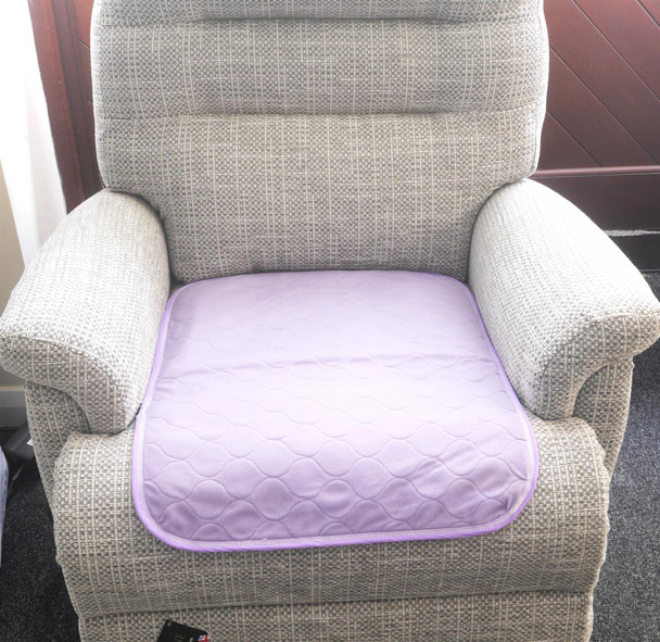 1 of Large Lilac Washable Wheelchair Seat Armchair Incontinence pad Sheet