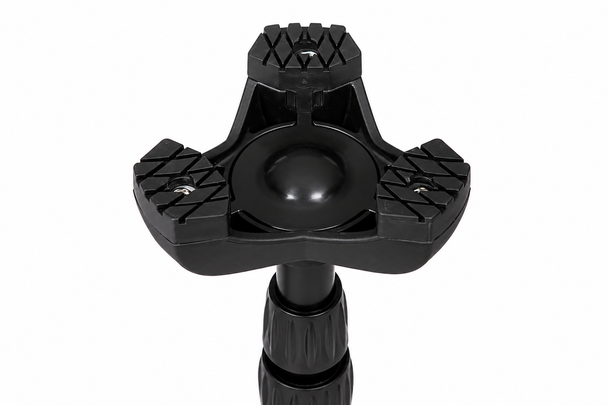 Twin Handled Walking Stick with Tri Foot Pivot Base