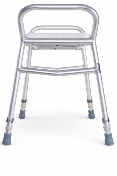 Bosworth Adjustable Aluminium Shower Stool Bench with Side Handles