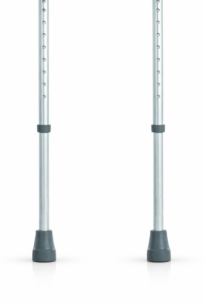 Coopers Elbow Crutches Double Adjustable PVC Handle Adult 635mm - 960mm (25" - 38")
