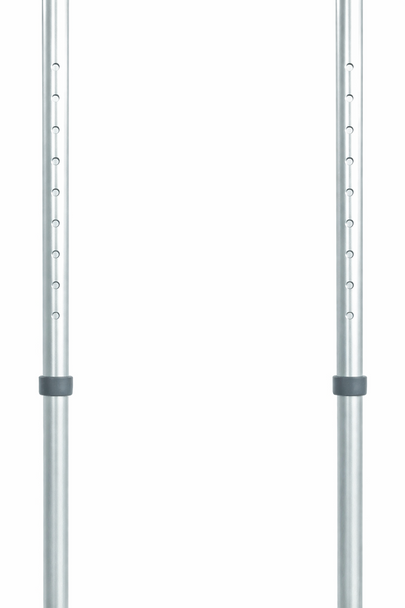 Coopers Elbow Crutches Double Adjustable PVC Handle Adult 635mm - 960mm (25" - 38")