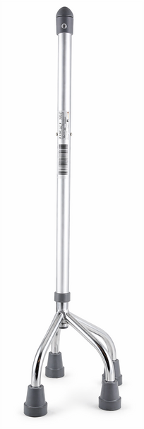 Height Adjustable Tetrapod (Small Base) Quad Cane Walking Stick for added Stability