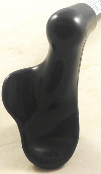 Height Adjustable Ergo Grip Fischer Walking Stick Black Medium (Right Hand)