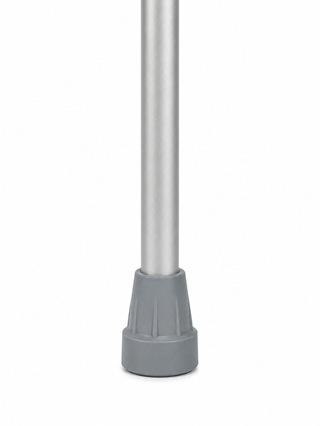 Aluminium Walking Stick Swan Neck Medium PVC Handle 710mm - 965mm (28" - 38")