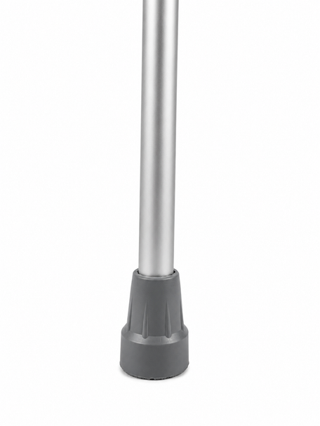 Aluminium Walking Stick Straight Neck Adult Plastic Handle 845mm - 1090mm (33" - 43")