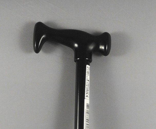 Escort Handle Cane Black Walking Stick 700mm - 940mm (27½” - 37”)