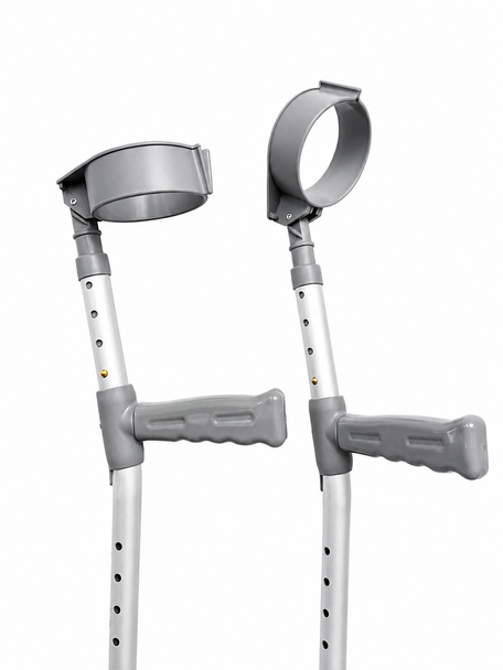Coopers Elbow Crutches Double Adjustable PVC Handle Medium 530mm - 806mm (21" - 32")