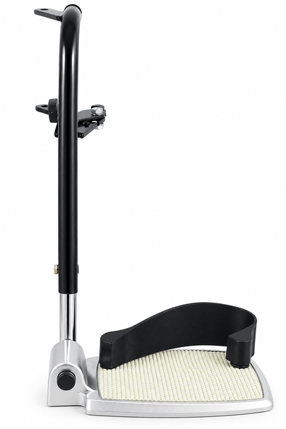Right side Black Durable NHS Wheelchair Footrest Leg Rest Hanger Complete