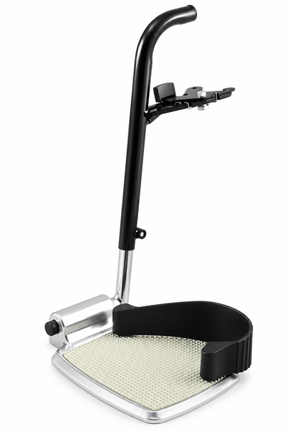Right side Black Durable NHS Wheelchair Footrest Leg Rest Hanger Complete