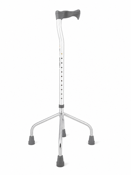 Tripod Height Adjustable Plastic Handle Walking Stick