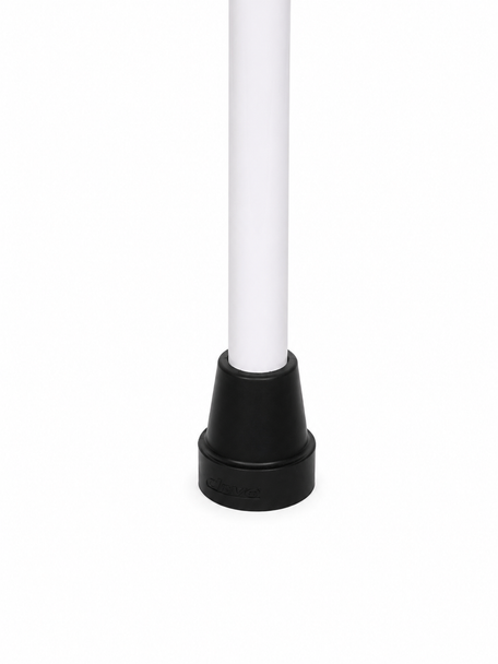 Visually Impaired/Blind Ergo Grip White Walking Stick Medium (Left Hand)