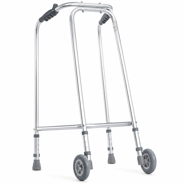 Ultra Narrow Walking Frame with Wheels - Medium